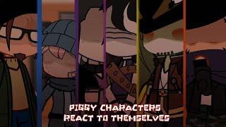 Piggy Characters React to Themselves | Gacha Club