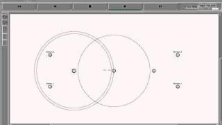 NS2: AdHoc simulation with 7 nodes