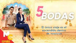 5 BODAS | Película ROMÁNTICA completa en español latino | Choques culturales