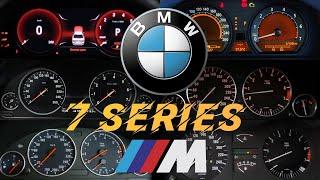 All BMW 7 SERIES(1977-2023) ACCELERATION BATTLE 0-100|E23 E32 E38 E65E66E67E68 F01 F02F03F04 G11G12|