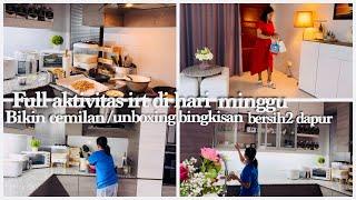 DAILY VLOG, Kegiatan IRT di Rumah Bikin Cemilan, Pergi ke Hotel, Beberes dan Bersih bersih Dapur