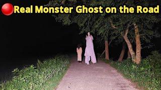 Real Monster Ghost on the Road