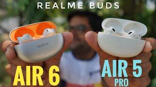 Realme Buds Air 6 vs Air 5 Pro  Ultimate Comparison 