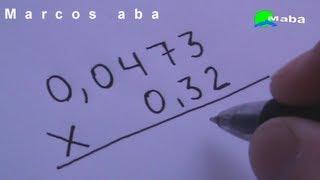 MULTIPLICAÇÃO (números decimais)  -   Aula 05