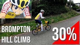 If Cycling Up the Steepest Seattle Hill on a Brompton was an Anime