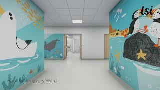 Norfolk and Norwich University Hospital - Jenny Lind Paediatrics Theatre Complex Fly-through