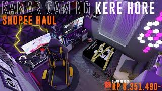 SHOPEE HAUL KAMAR GAMING KERE HORE / GAMING ROOM LOW BUDGET DIBAWAH 10 JUTAAN BAGI GAMERS Eps.3