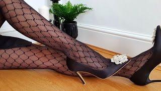 stiletto heels and nylon stockings | #style #viralvideo #heels #trending