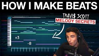 Travis Scott Melody Secrets | HOW I MAKE BEATS