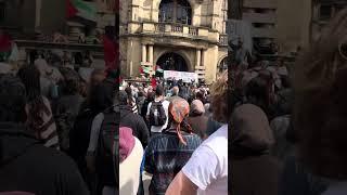 Free free Palestine uk Sheffield 1/6/24 march very big turnout