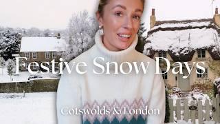 Cotswolds Cosy Snow Day! ️ THE VLOGMAS PREQUEL - Hearty Chicken Bone Broth & Winter Wonderland!