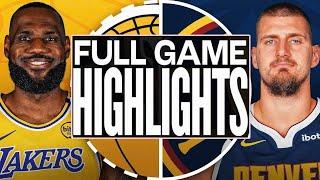 Los Angeles Lakers Vs Denver Nuggets Full Game Highlights Mar 09, 2025 NBA Season 2024-25