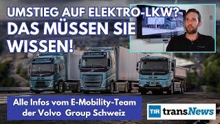 Interview: E-Mobility-Team von Volvo Trucks Schweiz - TIR transNews