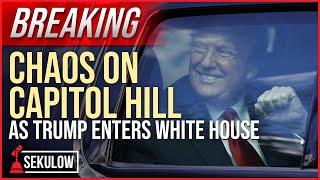 BREAKING: Chaos on Capitol Hill as Trump Enters White House