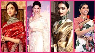 Deepika Padukone Saree pic | Deepika saree style | Beautiful Deepika pic | Fashion with faiz |