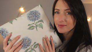 ASMR Gift Wrapping - Wrapping and checking over a Christmas gift