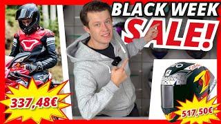 LEDERKOMBI unter 340€ + Motorradhelm Schnäppchen! [Bis zu 70 % Rabatt] Helmexpress Black Week Sale 