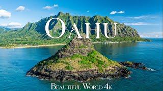 Oahu, Hawai 4K - Explore Pristine Beaches and Lush Landscapes with Calming Piano Music