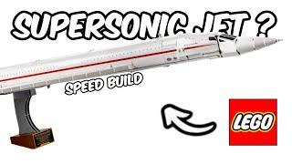 The Concorde LEGO Set Speed Build | Supersonic jet…