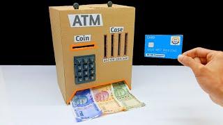 Cardboard वाला Mini ATM Machine बनाओ घर पर || How To Make ATM Machine Science Project Working Model