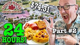 Living at Americas LARGEST BUFFET  for 24 HOURS • Part 2