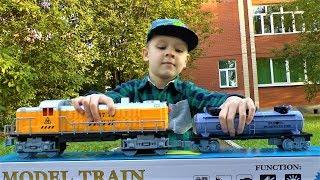 Big big TRAIN and RAILWAY Toy for boys Videos about trains for kids