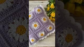 Весенняя подушка крючком МК уже на канале #вязание #handmade #crochet #knitting #вязаниекрючком