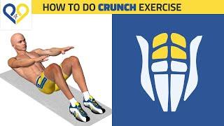 Best abs exercises: Abdominal Crunch - Upper Abs - How to do crunch exercise