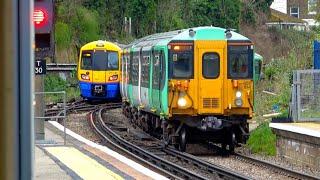 Trains at West Croydon - 04/04/22