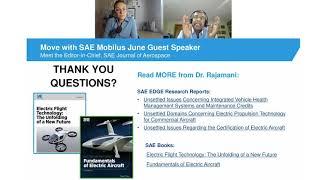 June 2021: SAE International Journal of Aerospace, Featuring: Dr. Ravi Rajamani, Editor-in-Chief