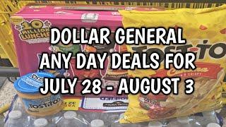 DOLLAR GENERAL ANY DAY COUPONING DEALS FOR JULY 28 - AUGUST 3