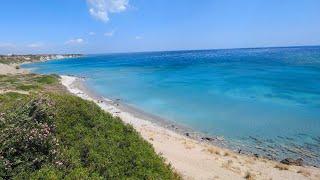 Crete, Kreta, Frangokastello, the beautiful beach of "Orthi Ammos" Crete 2024 , Kreta 2024