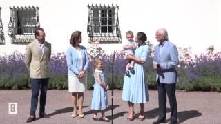 Prince Oscar clapping, climbing, cuddling. The mini prince celebrates his own festival.