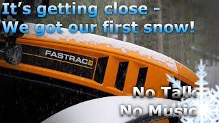 Snow plowing ️ - Last clips from season 21-22!  - #Fastrac #4220 #plowingsnow #snowremoval