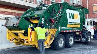 Brand New WM ACX McNeilus Rear Loader Garbage Truck on Commercial Recycle