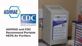 CDC and ASHRAE Recommend Portable HEPA Air Purifiers | for Classrooms and Commercial Spaces