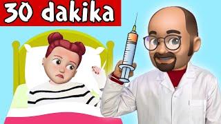 30 dakika Hasta Oldu Şarkıları | Uzun Çocuk Şarkıları