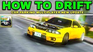 How to DRIFT in New Update for Car Parking Multiplayer | GTR R33 DRIFT SETUP FULL GUIDE