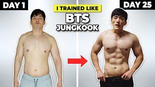 I Trained Like a K-Pop Star for 25 Days | BTS Jungkook's Workout Program