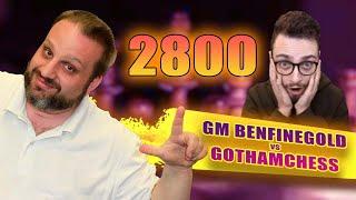 GM Ben Finegold beats Gothamchess to get to 2800!!!