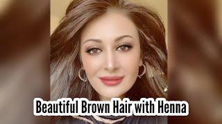 Golden Formula to get Beautiful Brown Shades with Henna Full Grey Roots Cover Natural Hair Colour