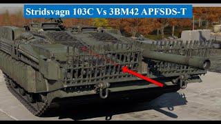 Stridsvagn 103С VS T64B tank #armor piercing simulation