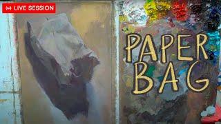 Painting a Painter Bag  -  Live Painting Session (Dec 1, 2021)