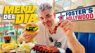 EL MENÚ DEL DÍA de FOSTERS HOLLYWOOD CADA VEZ ES MENOS MENÚ 🫠 | COMIDA FRANQUICIAS 4