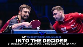 Into the Decider | Kirill Gerassimenko (KAZ) vs Darko Jorgic (SLO) | #WTTLjubljana 2024