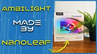 TV trifft AMBILIGHT . Nanoleaf 4D Screen Mirror Lightstripe Kit.