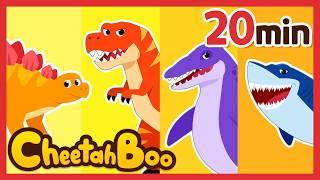 Best Dinosaur songs Compilation| Nursery rhymes & Kids Song | #Cheetahboo