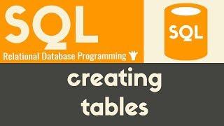 Creating Tables - SQL - Tutorial 6
