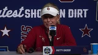 OU Softball: WCWS Postgame After Tennessee win