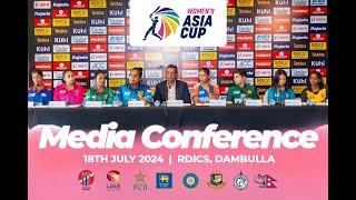 Women's Asia Cup 2024 | Pre-Tournament Press Conference at RDICS, Dambulla